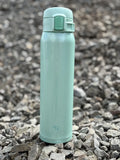 Zojirushi SM-SR60 Mint Travel Mug – 360 ml (12.15 oz) up to 600 ml (20.30 oz) stainless steel insulated bottle with flip-top lid, BPA-free reusable design.